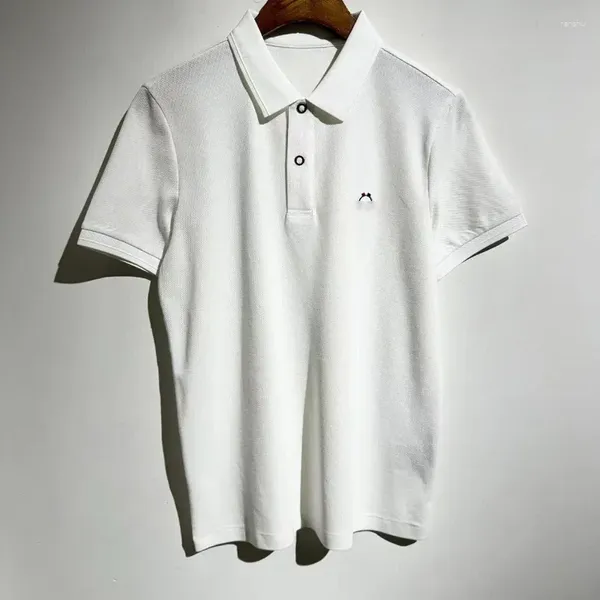 Erkek Polos En Kalite Mon Nakış Nefes Alabilir Polo Gömlek Günlük T-Shirt Street Giyim Üstleri Tees Kadın Giysileri Giyim