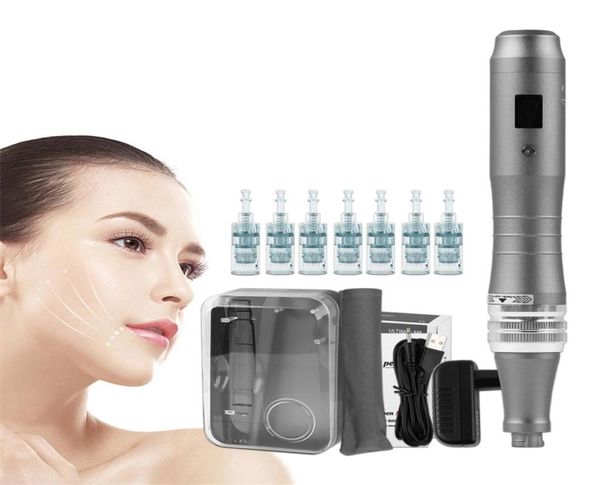 DR PEN M8 con cartuccia 7pcs Professional Electric Wireless Derma RF Microneedling MicroEedling MTS Mesotherapy BBGLOW 2206234765804