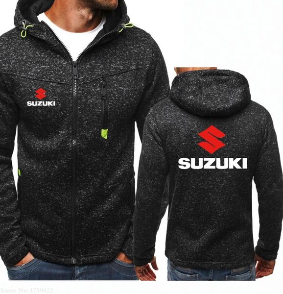 Nuovo marchio di primavera autunno e inverno Suzuki Spaccature Men039s Felpeccia Capo da uomo Abbigliamento sportivo Abbigliamento Gucca con cappuccio Foody3092185