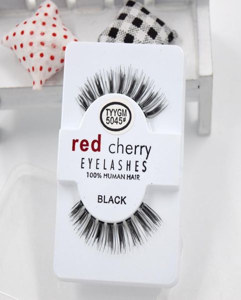 Fabrik direkt 27 Stile Red Cherry falsche Wimpern natürliche Lange Augenwimpern Erweiterung Make -up Faux Eyelash Flüchte gefälschte Wimpern7837541
