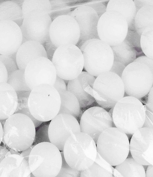 DSSTITYLES 144 PCS 38 mm White Beer Pong Balls palline da ping pong lavabili bevendo bianche da tavolo da tennis da tennis 8523408