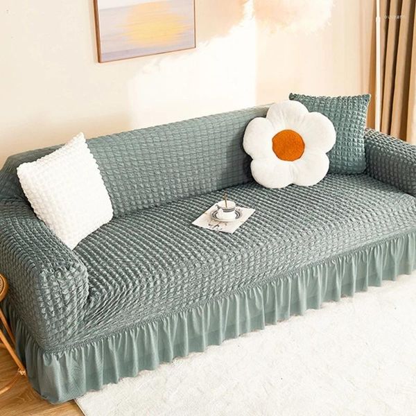 Coperture della sedia Plaids SEERSUCHERS COPERCHIO DI SOLO SLANTE ERUCOVERS CAPCHAIR COUCH ANGOLO 3