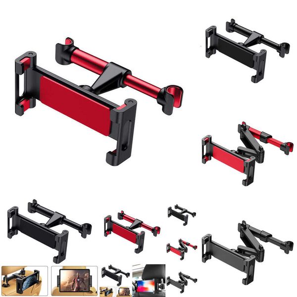 2024 Auto Heckkissen-Telefonhalter Tablet Auto Stand Sitz hintere Kopfstütze Montagehalterung für iPhone Samsung iPad Mini-Tablet 4-11 Zoll