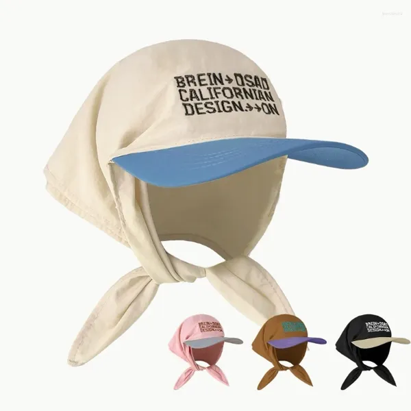 Berets Quick Drying Sun Caps Мода вышитая ультрафиолетовая защита бейсбола Baseball Cap Unisex Hetableable Peaked Summer