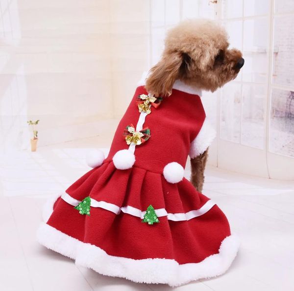 Hundekleidung Weihnachts -Outfit funkeln