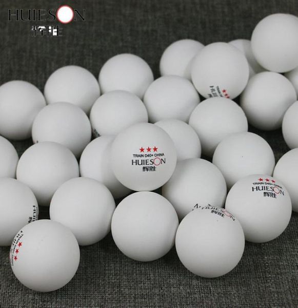 Huieson 100 PCS 3Star 40 мм 28 г настольного тенниса шарики Ping Pong для совпадения Новый материал ABS Plastic Table Balls T190928893648