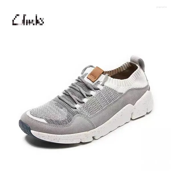 Lässige Schuhe Clark Herren klassische Drei-Fliege-Turnschuhe Triactive Strick Mesh Mode Super Light