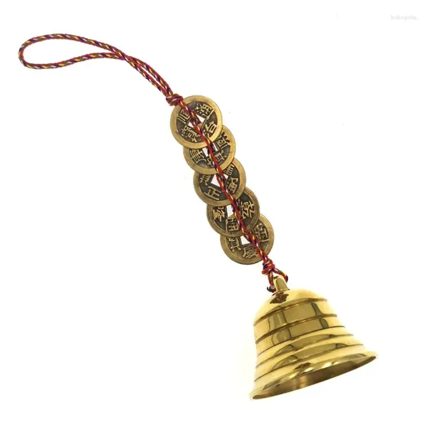 Dekorative Figuren Chinesische Feng Shui Bell Reichtum sichere Tür Chime Dekor Cospaly Wind