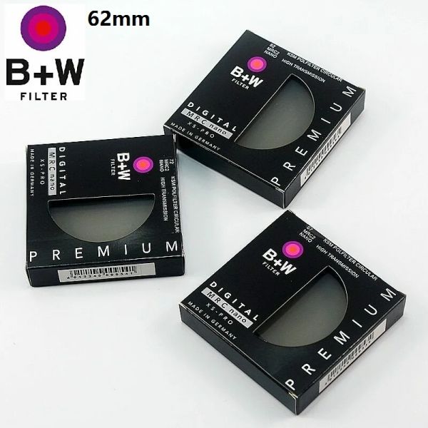 Aksesuarlar B+W CPL 62mm KSM Dijital XSPRO MRC Nano Pus filtresi Polarizör/Polarizasyon Kamera Lens için Koruyucu Koruyucu