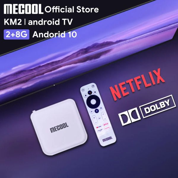 Box Mecool KM2 4K TV -Box Z Androidem Amlogic S905x2 2GB DDR4 USB3.0 SPDIF Ethernet WiFi Multistreamer HDR 10 Widevine L1 TVbox