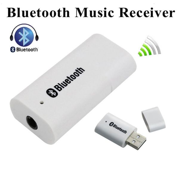 USB Universal 35mm Akış Araç A2DP Kablosuz Bluetooth Aux Audio Müzik Alıcı Adaptör Telefon MP32342690