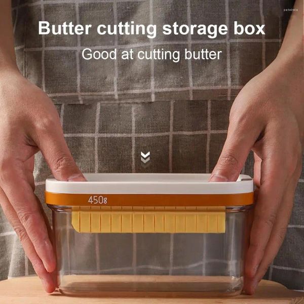 Garrafas de armazenamento prato de manteiga com cortador de recipientes de recipiente de caixa de guarda -costas para cozinha