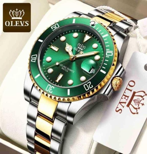 Designer di moda di lusso Orologi meccanici Demon Green Green Water Blackwater Gold Swiss Quality Goods Shop Acquistato Automat1798151