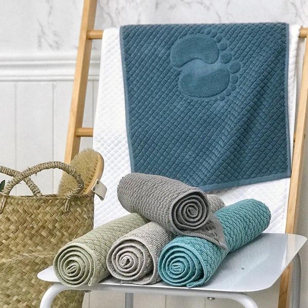 Tappeti da bagno piede jacquard cotone tappetino bagno acqua assorbi tappeti da bagno el doccia bagno asciugamano asciugamano asciugamano tapis