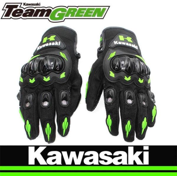 Para Kawasaki Ninja 300 250 400 650 ZX6R ZX10R H2 H2R Luvas de motocicletas Luvas de ciclismo de ciclismo Proteção de motocicleta de inverno H10225113809