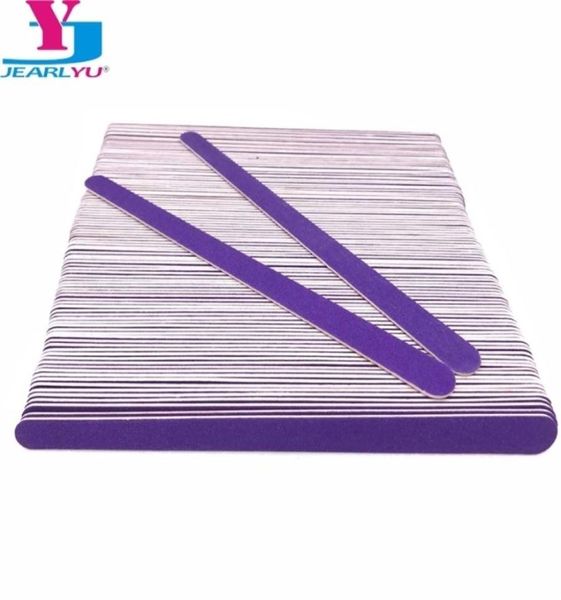 Arquivos de unhas de madeira de cabeça dupla 200 PCSLOT Purple Wood Landpaper Polhoner Machine LIXAS DE UNHA VIJLEN NEWS FERRAMS FERRAMENTES KIT 2203015008483