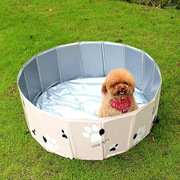 Abbigliamento per cani alla moda in casa pet pool di prodotti da bagno pieghevole prodotti da bagno gatti e nuoto da bagno