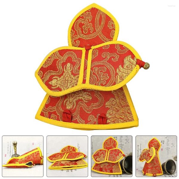 Сумки для хранения Vajra мешок водонепроницаемый колокол Dorje Pouch Small Jingle Bells Crafts Holder Temple Nepal Dharma музыкальный инструмент