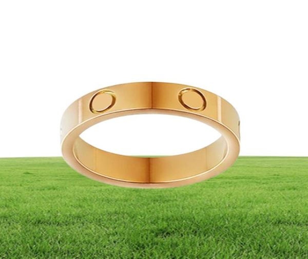 Roségold Custom Designer Ring für Frauen Luxusring Männer Hochqualität in China Titanstahl Design Dicke Beschichtung ohne FA8278208