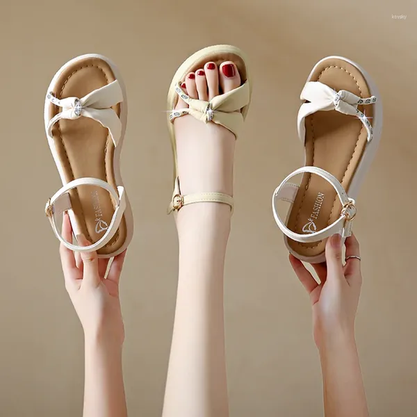 Scarpe vestite 2024 Summer Clear Heels Vendita della piattaforma di espadrille morbide di sandalo anticomia