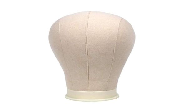 Модель манекенового головки Canvas Cork Head Head Head For Hat Wig Stereplype Stare с фиксированным кронштейном и иглой1204953