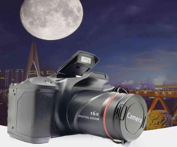 Professional XJ05 Digital Camera SLR 4X Digital Zoom da 28 pollici Schermo 3MP CMOS MAX 12MP Risoluzione HD 720P TV OUT Video di supporto G116121998