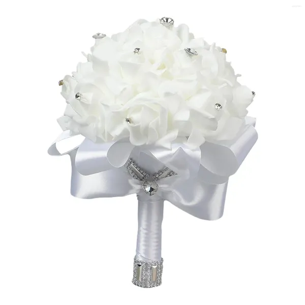 Flores de casamento Bridal Holding Bouquet Elegante Bouquets para a Partido da Noiva Favoriza Cerimônia Rústica Francesa Cerimônia