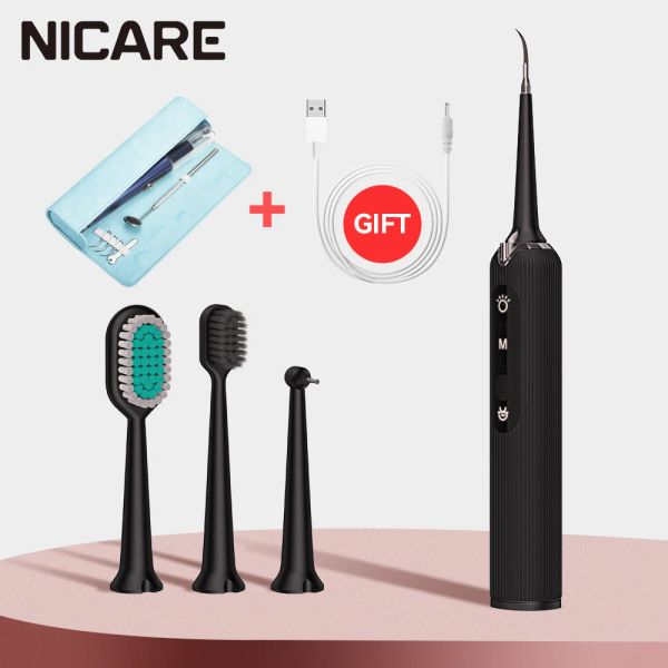 Bewässerung Nicare Scaler Ultraschall Zahnzähne Waschmaschine zum Entfernen von Tartar -Dental -USB -Wiederaufladungszähne, die Aufweißwerkzeuge reinigen