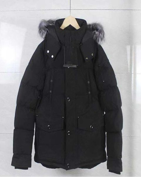 Elephant cinza masculino para baixo fora de roupa fora do arredora Doudoune Homem Casa de inverno Parkas Canada Knuckles Roupas quentes S-xxl2719645