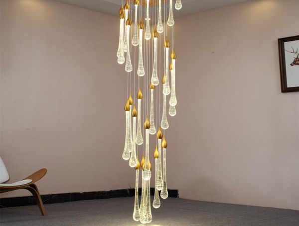 Lâmpadas de decoração de luxo de cristal nórdico