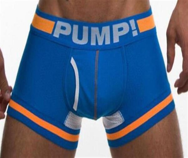 Nuova pompa di cotone Men039 Underwear Nuovi prodotti Maglie traspirante in rete sexy Men039s Bolsini da boxer 3 pari Lot27591856371