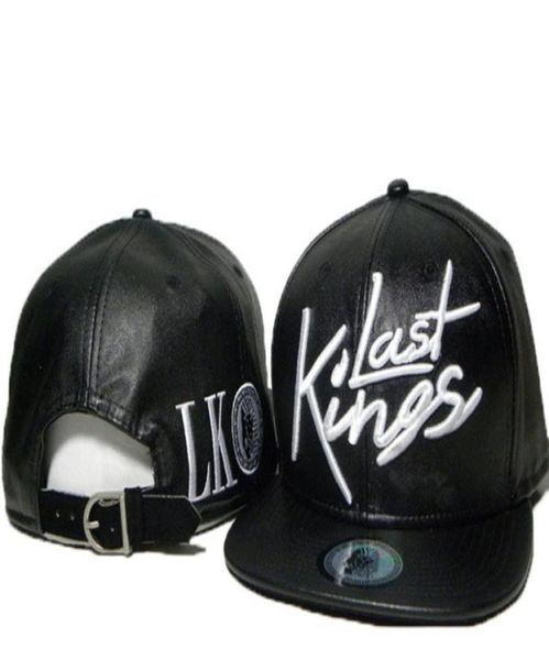 Günstige Last Kings Leder Snapback Hats White Lastking Lk Designer Marke Mens Women Baseball Caps HipHop Street Caps 5659953