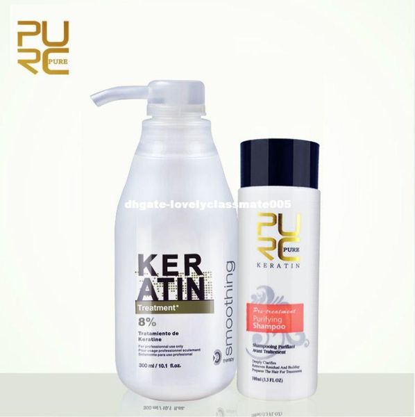 Purc 8 Formalin Keratin Brazil Keratin Tedavisi 100ml Arıtma Şampuan Saç Bakımı Saç Düzleştirme Yapma Şimling 5234654