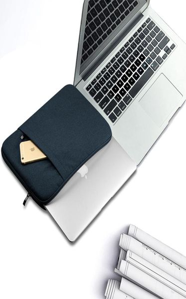 Jean Denim Taber Bolsa de manga de caixa de proteção de bolsa de transporte para MacBook Air Pro retina 11 13 13 polegadas Laptop PC Universal Zipper 3908279