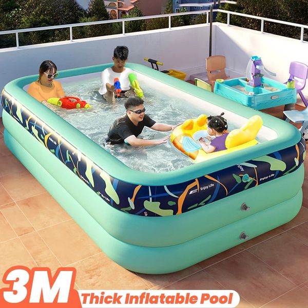 Grandi piscine gonfiabili piscine gonfiabili per i giochi di giochi d'acqua estivi per famiglie giocattoli per bambini 240407