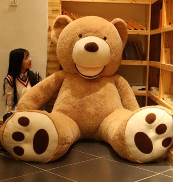 Riesiger Teddybär für Kinder und Mädchen weiches Big Plüschspielzeug ohne Füllung Günstige Weihnachtsgeschenke 7784904