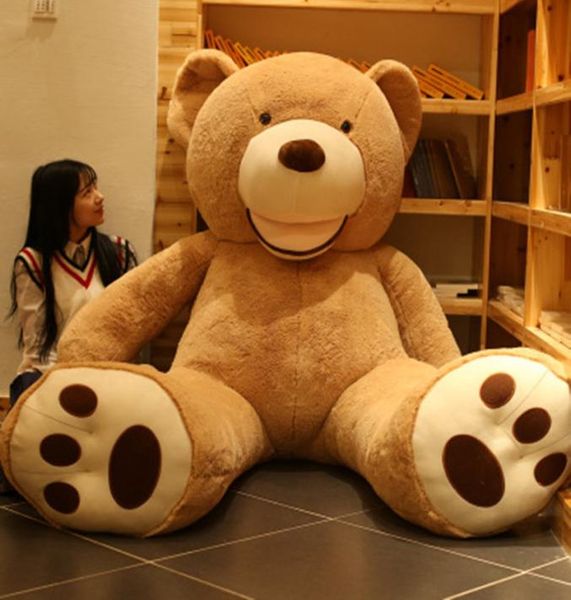 Urso de pelúcia gigante para crianças e meninas brinquedos de pelúcia macios e macios sem preenchimento de tamanho grande para presentes de Natal baratos7784904