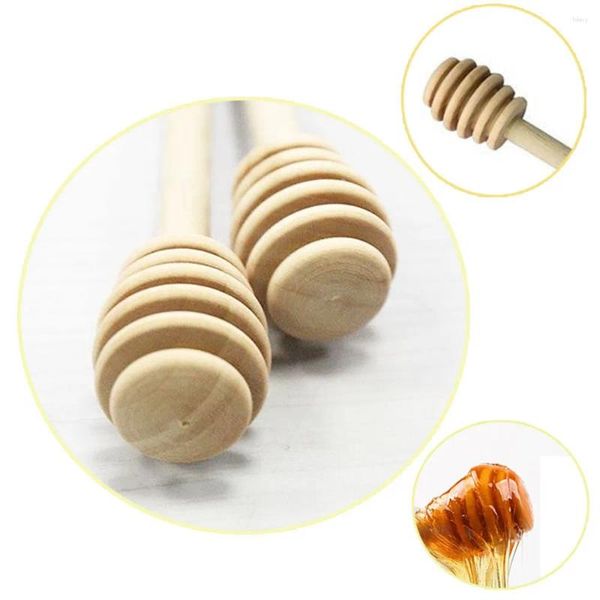 Cucchiai 10pcs 16 cm Stirgolette in legno Stick a cucciolo di legno di mele