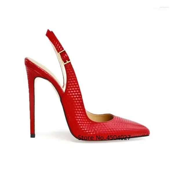 Scarpe eleganti sexy cinturino con tacchi alti con punta puntata di punta di punta di punta rosa blu rosso giallo rosso giallo