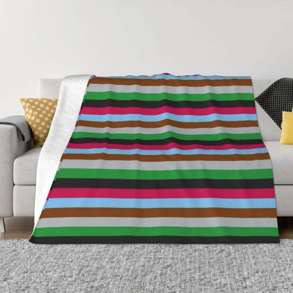 Cobertores Harlequins Rugby listrado Sofá Blanket Sofá Multi-Purposed Funny Gift