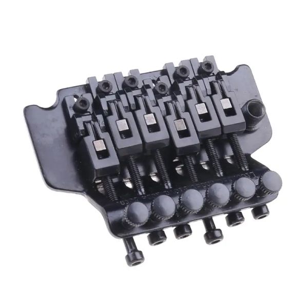 Kablolar Floyd Rose Çift Kilitli Tremolo Sistem Köprüsü Elektro Gitar Parçaları Siyah 03ka