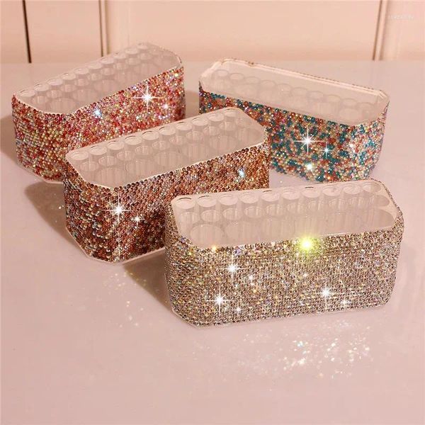 Сумки для хранения роскошные ручные блокноты Diy Sparkle Endbrow Cencil Collective Make Up Container для знаменитых девушек