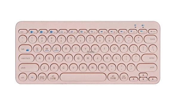 Teclados de três canais punk bluetooth mudo teclado Ultra Thin Portable para Android Windows H240412