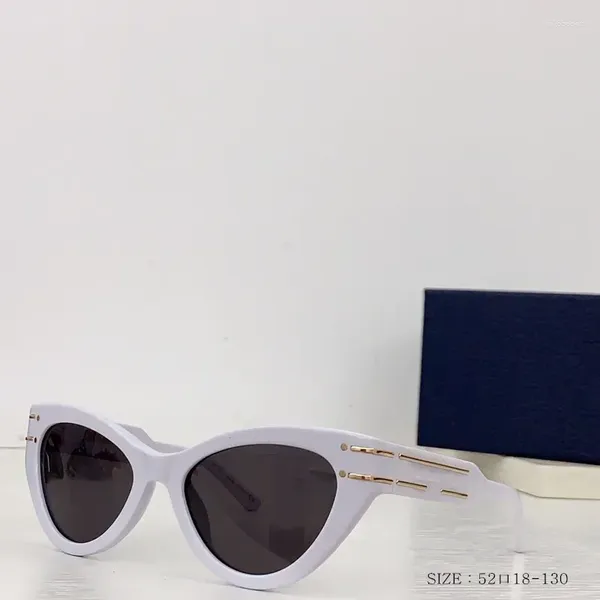 Солнцезащитные очки 2024 Cat's Eye Fashion Trend Online с высококачественными деталями легкие и универсальные