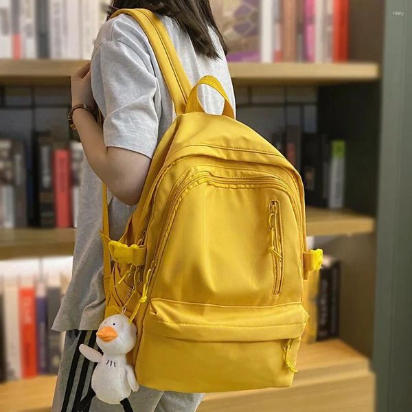 Depolama çantaları moda bayan su geçirmez sırt çantası kadın sevimli havalı çanta seyahat kitabı dizüstü bilgisayarlar öğrenci kolej kadın okul