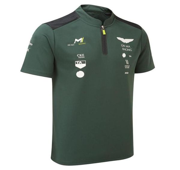 Formula 1 personalizzabile da corsa personalizzabile Shorsleved F1 Team Mathsors Polo Tshirt6241478