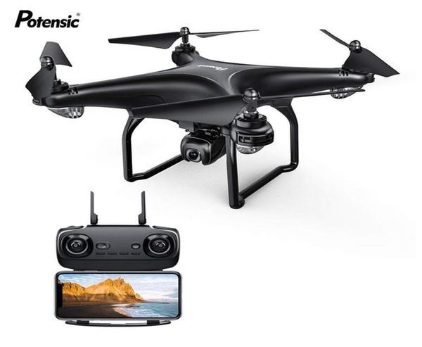 Potensic D58 GPS RC Drone с 1080p Регулируемой камерой 5G Wifi Live Transmission FPV Quadcopter Professional Helicopters Toys4558504