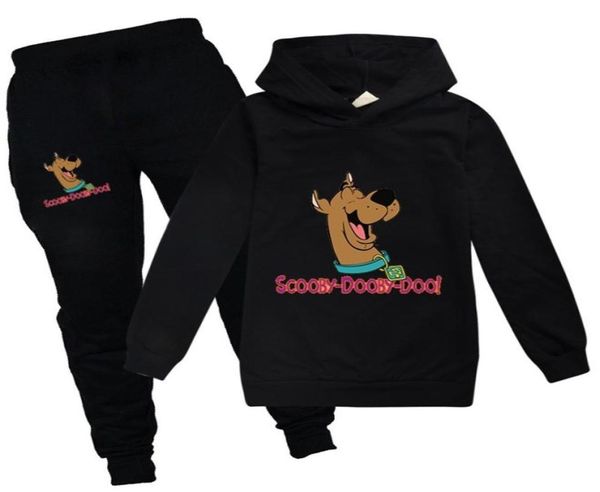 Herbst Boy Kleidung Set Long Sleeve Casual Sports Kinder Scooby Doo Boutique Kinderkleidung Kleinkind Outfits Mädchen Camisetas 2011271038245