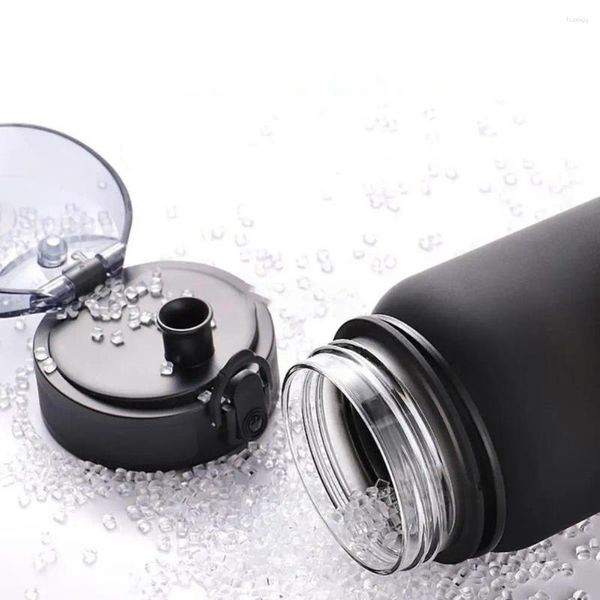 Wasserflaschen wiederverwendbarer Becher-Verlaufsfarbe BPA-freier undcoverer Flasche für Schulreise Sport Mädchen Outdoor-Trinkbecher Becher