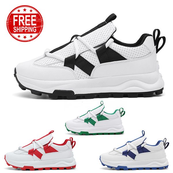 Spedizione gratuita Uomini da donna Running Scarpe Flat Comfort Free traspiratori traspiratori rossi blu verde allenatore da uomo Sport Sneakers Gai